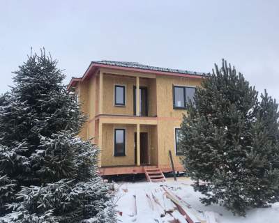 Строительство дома из СИП панелей в д. Романовка