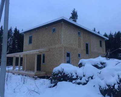 Строительство дома из СИП панелей в д. Всеволожск