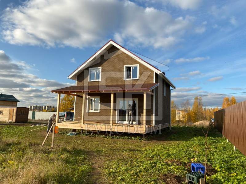 Строительство дома из СИП панелей в д. Аро Ленинградской области