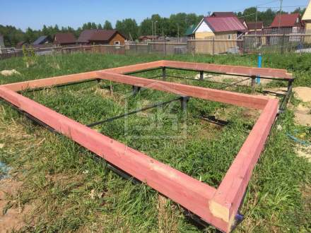 Строительство Бани из СИП панелей по индивидуальному проекту в п.Ольшаники Ленинградской области.