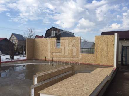 Строительство дома из СИП панелей по индивидуальному проекту в СНТ «Форносово»