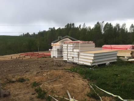 Строительство дома из СИП панелей по  проекту &quot;Хиттолово&quot; в д.Хиттолово Ленинградской области