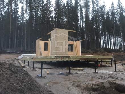Строительство дома из СИП панелей в д. Агалатово