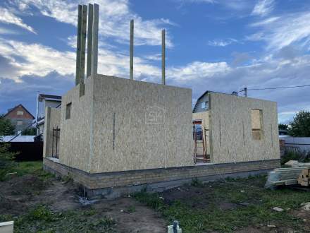 Строительство дома из СИП панелей в д. Антропшино