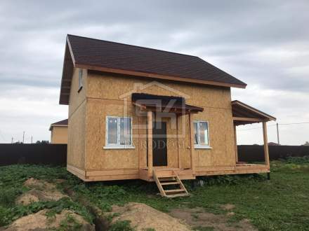 Строительство дома из СИП панелей в д. Аро Ленинградской области