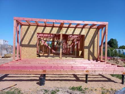 Строительство дома из СИП панелей в д. Аррапакузи