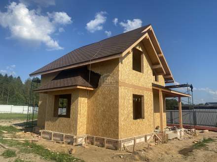 Строительство дома из СИП панелей в д. Донцо2