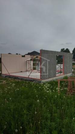 Строительство дома из СИП панелей в д. Кипень2