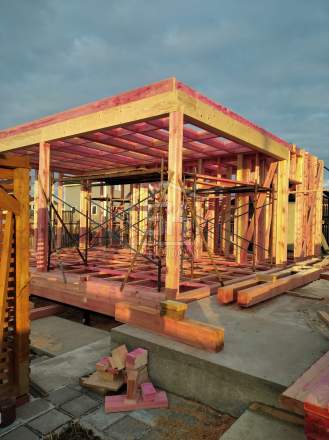 Строительство дома из СИП панелей в д. Ольшаники 