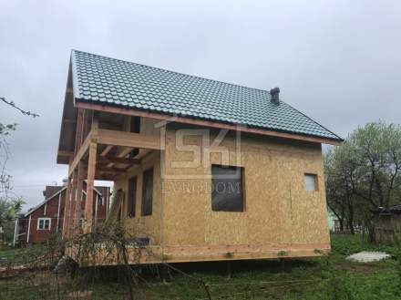 Строительство дома из СИП панелей в д. Выборжец