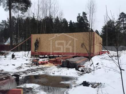 Строительство дома из СИП панелей в д. Вырица