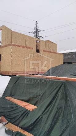 Строительство дома из СИП панелей в д. Заневка