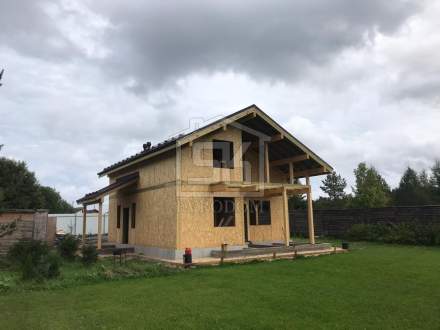 Строительство дома из СИП панелей в д.Донцо