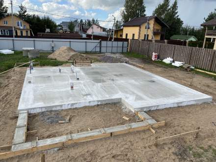 Строительство дома из СИП панелей в ДНП Луговое