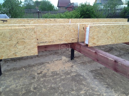 Строительство дома из СИП панелей в г. Никольское Лен. обл. по индивидуальному проекту