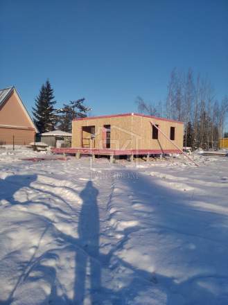 Строительство дома из СИП панелей в п. Мшинская