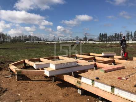 Строительство дома из СИП панелей в п. Новокондакопшино Ленинградской области