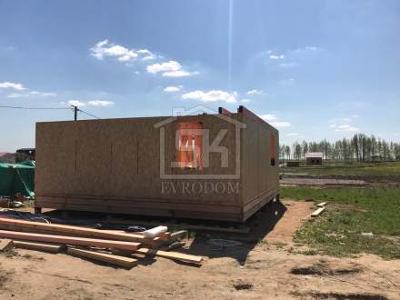 Строительство дома из СИП панелей в п. Новокондакопшино Ленинградской области