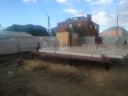 Строительство дома из СИП панелей в п. Александровская г. Санкт-Петербурга по индивидуальному проекту