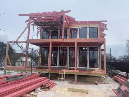Строительство дома из СИП панелей в п.Дачное