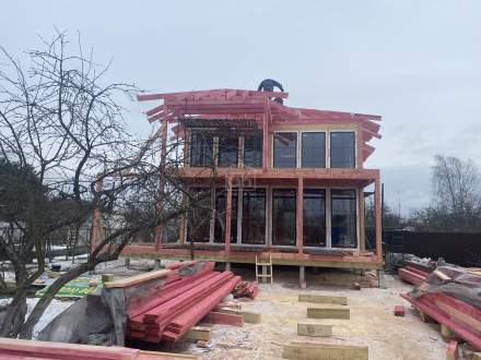 Строительство дома из СИП панелей в п.Дачное