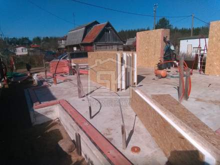 Строительство дома из СИП панелей в СНТ « Берёзовая роща» Ленинградской области