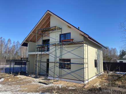 Строительство дома из СИП панелей в СНТ Тюльпан