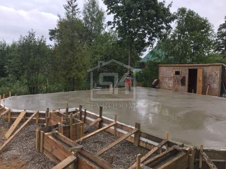 Строительство каркасного дома по индивидуальному проекту в п. Игора Ленинградской области.