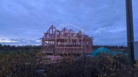 Строительство каркасного дома по индивидуальному проекту в п. Новокондакопшино Ленинградкой области