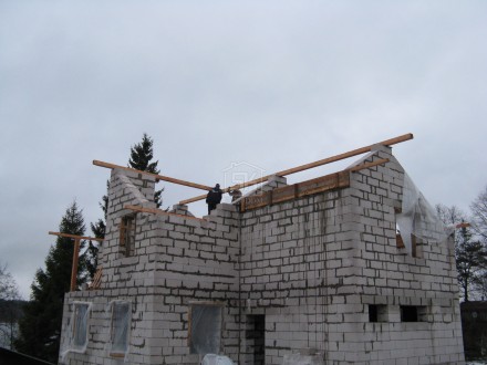 Строительство загородного дома из газобетона по индивидуальному проекту (Курортный р-н.)