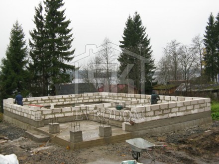 Строительство загородного дома из газобетона по индивидуальному проекту (Курортный р-н.)
