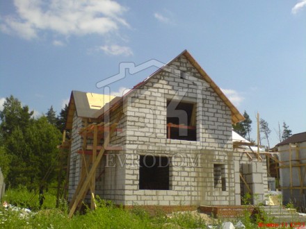 Строительство загородного дома из газобетона по индивидуальному проекту (Всеволожский р-н.)