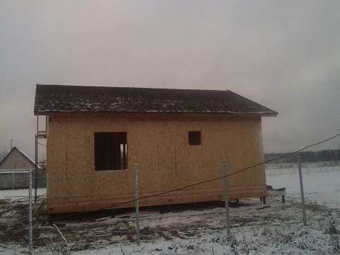 Строительство дома из СИП панелей по типовому проекту&quot; Выборг&quot; в д. Торосово Волосовский р-н Ленинградская область.